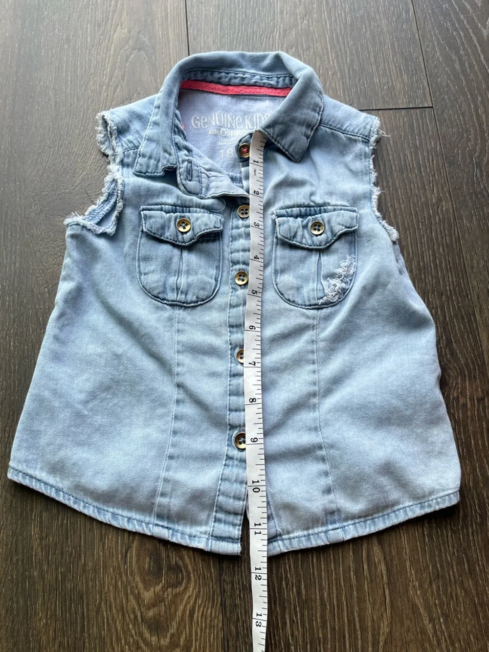 OshKosh B’gosh Sleeveless Button Down Shirt